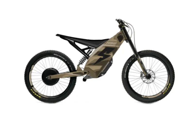 image of a brown Stealth H-52 Desert Storm e-bike in brown and black