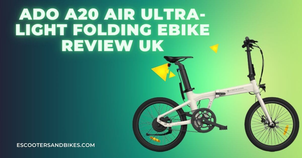 ADO A20 Air Ultra-Light Folding eBike Review UK | E-Scooter and E-Bike ...