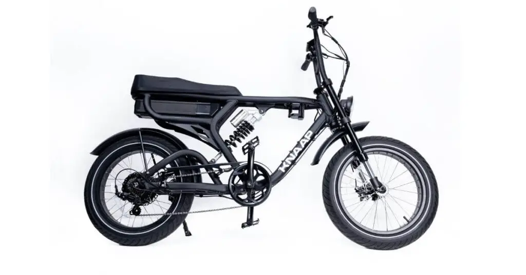 image of a knaap RTD e-bike in black