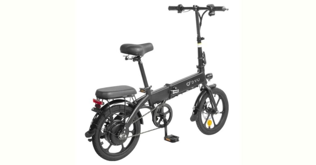 image of the DYU A1F electric bike in black