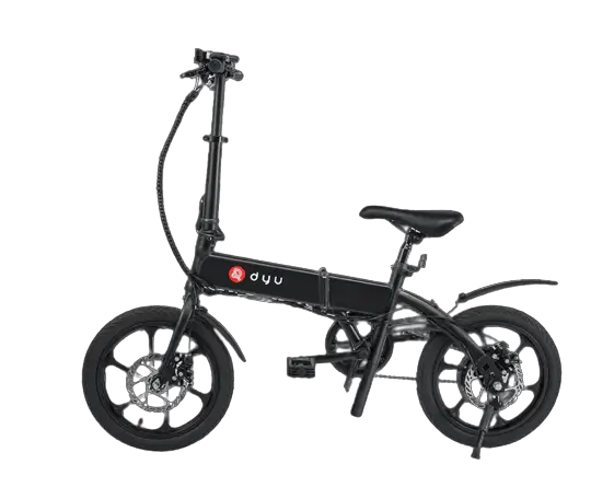 image of the DYU A1F electric bike in black