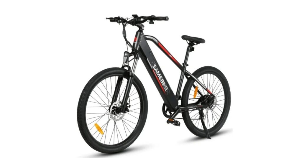 image of the red and black samebike my275 ebike