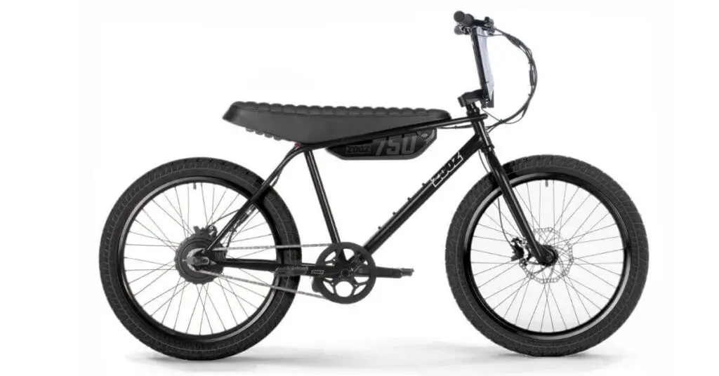 image of a zooz ultra urban 750 ebike in black