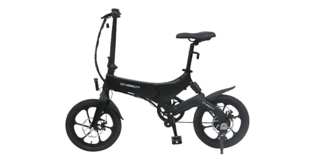 image of a ONEBOT S6 E-Bike Electric Bike in black