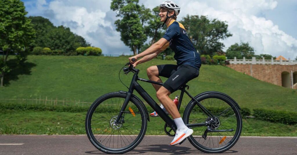 woman riding electric bike in 2026