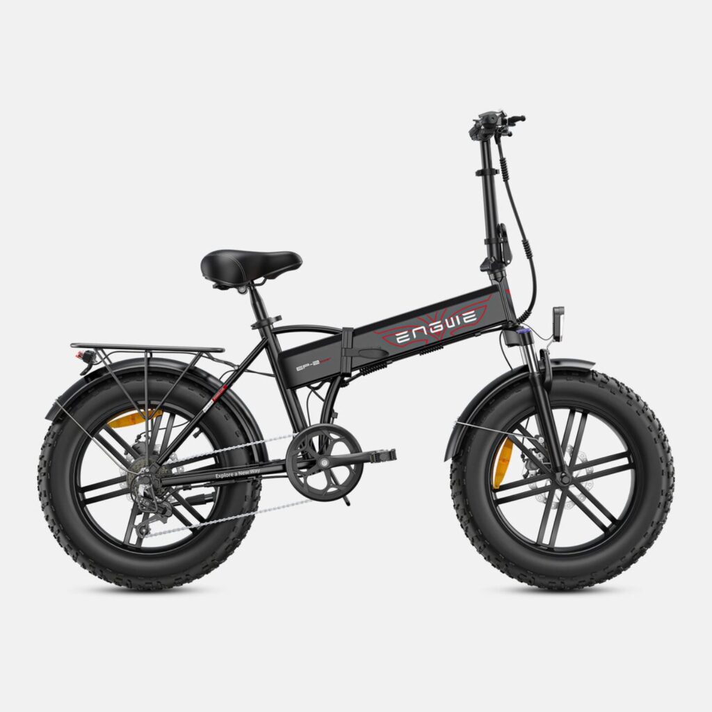 image of an engwe ep2-boost ebike in black