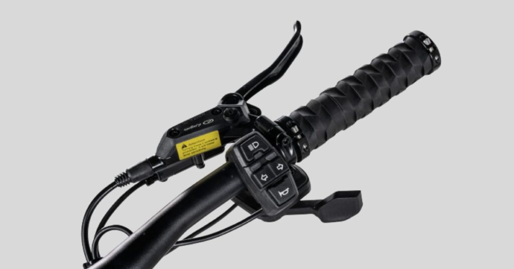 image of the nami burn e-max electric scooter electric throttle 