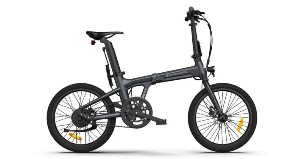 a side view of the ado air 20 electric bike