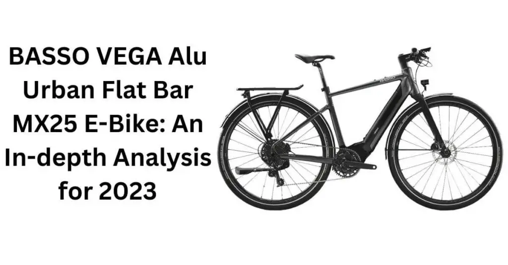 BASSO VEGA Alu Urban Flat Bar MX25 E Bike 1 1