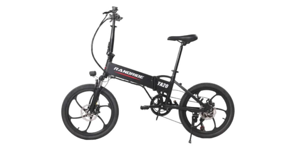 an image of the DAYLYRIDE Gray Fox YA20 Folding Electric bike