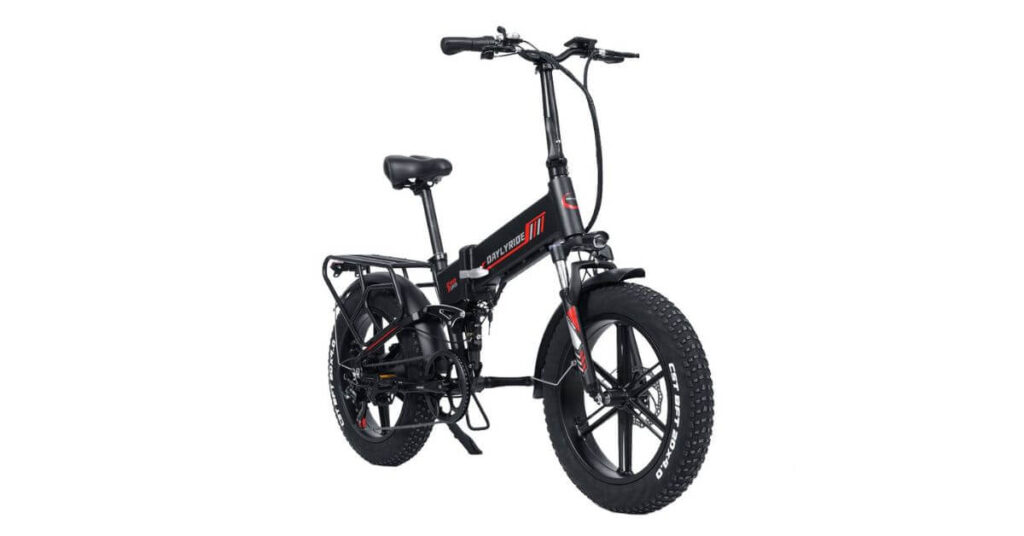 an image of the Daylyride YX20 folded e-bike