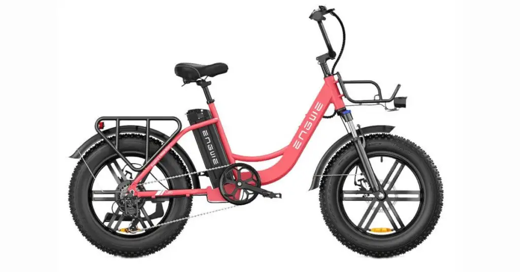 an image of an ENGWE L20 Utility E-bike in red