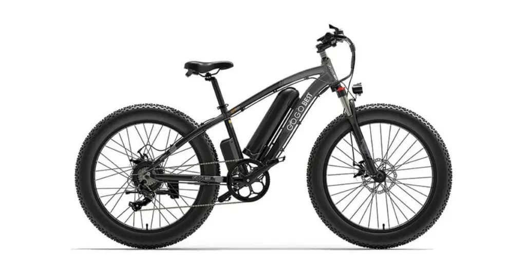 an image of the GOGOBEST GF600 Electric Mountain Bike in grey and black