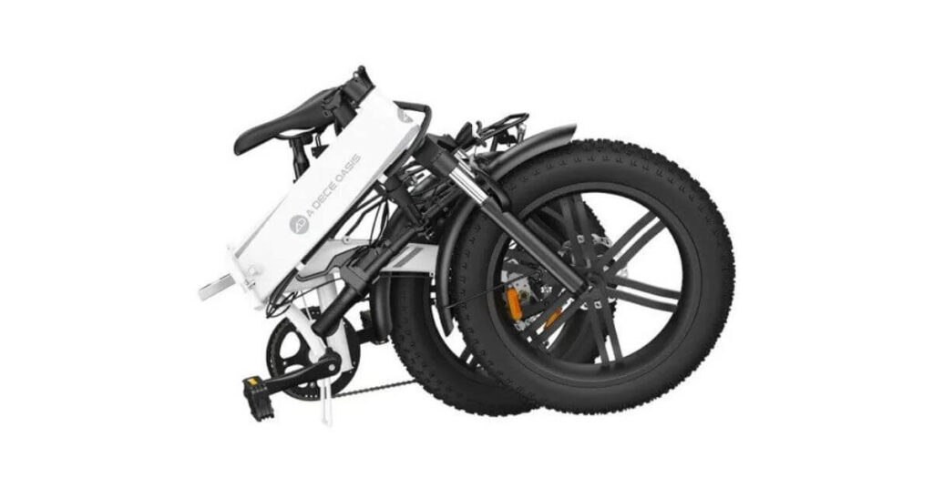 an image of the ado a20f beast electric bike folded