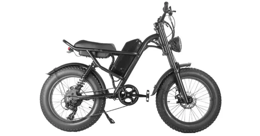 an image of a iEZway J1 Electric Bike in black