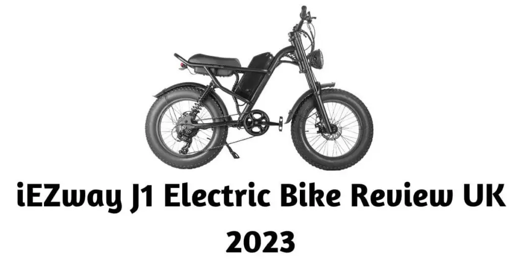 an image of a iEZway J1 Electric Bike and text underneath that reads iEZway J1 Electric Bike Review UK 2023