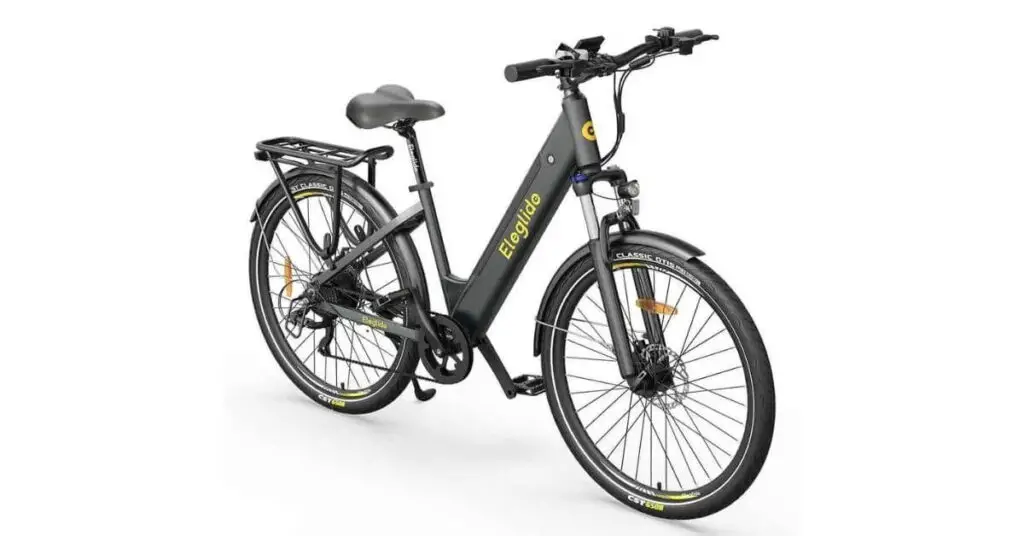 an image of the ELEGLIDE T1 Step Through Electric Trekking Bike Unisex front view