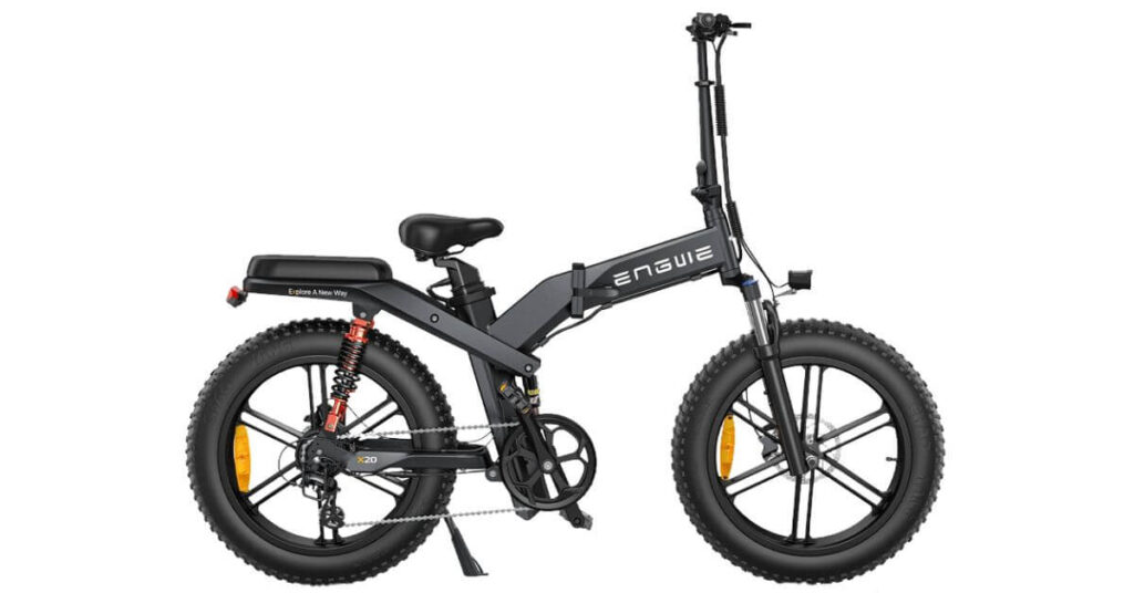 an image of an engwe x20 electric bike in black