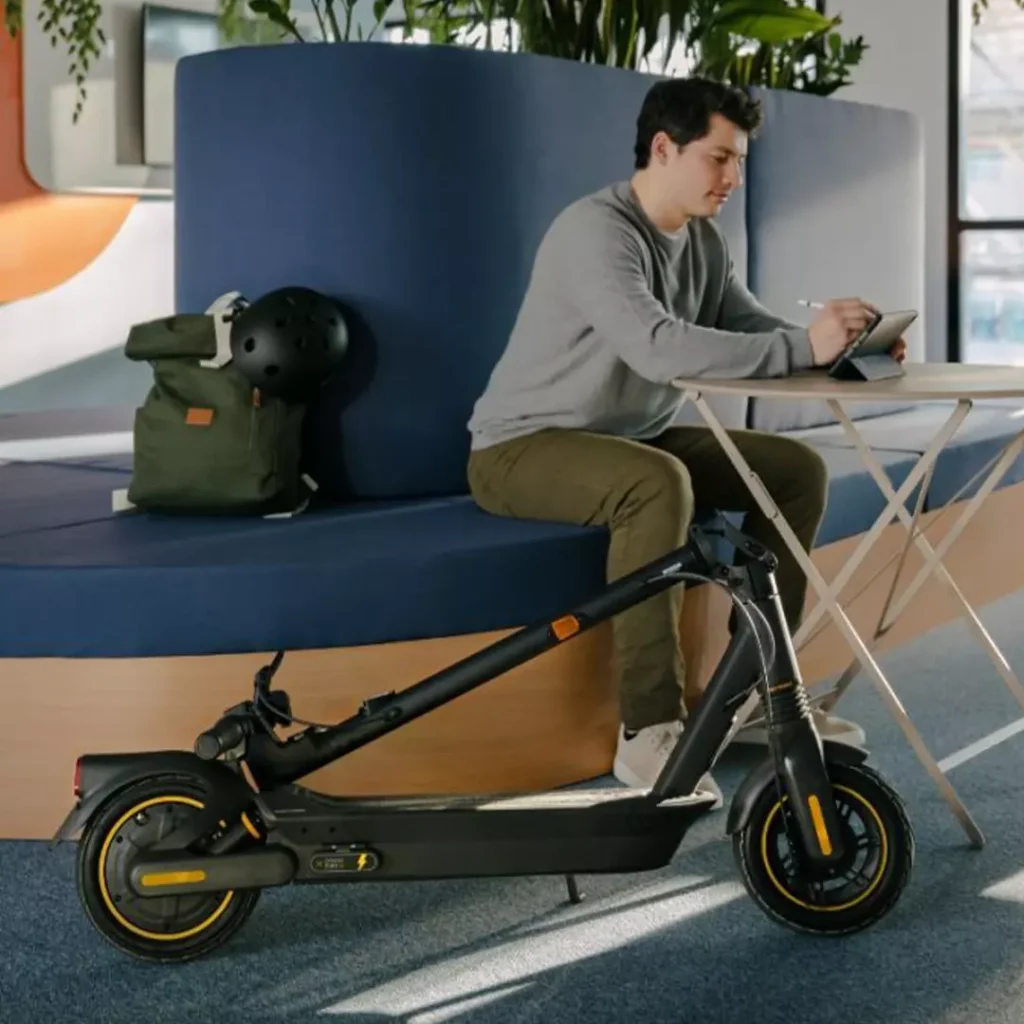 segway ninebot max g2 folded