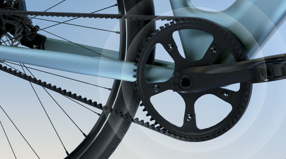 Tenways CGO800S belt drive system - Gates Carbon for low-maintenance riding